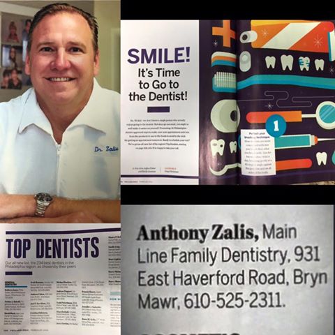 Voted Top Dentist Main Line Magazine Today 